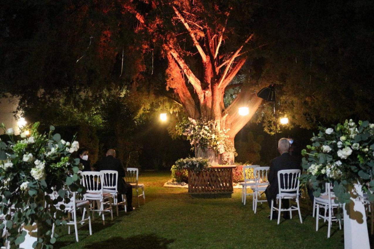 ホテル ベスト ウェスタン プラス ポサダ デ ドン バスコ パツクアロ エクステリア 写真 The gardens at night